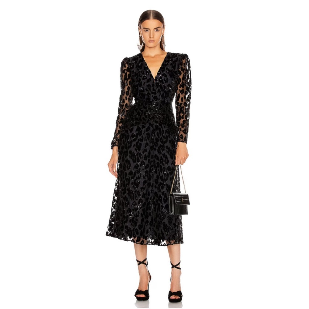 Self Portrait Leopard Dress